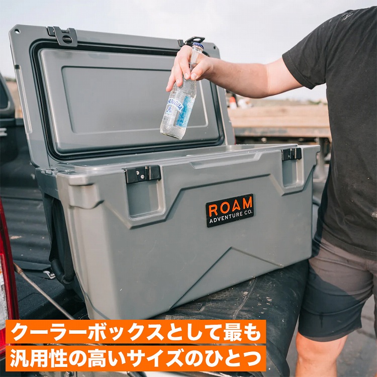 在庫処分特価】ROAM ADVENTURE CO. RUGGED COOLER 45QT 選べる4カラー ラギットクーラー 45クォート  約42.6リットル ローム アドベンチャー